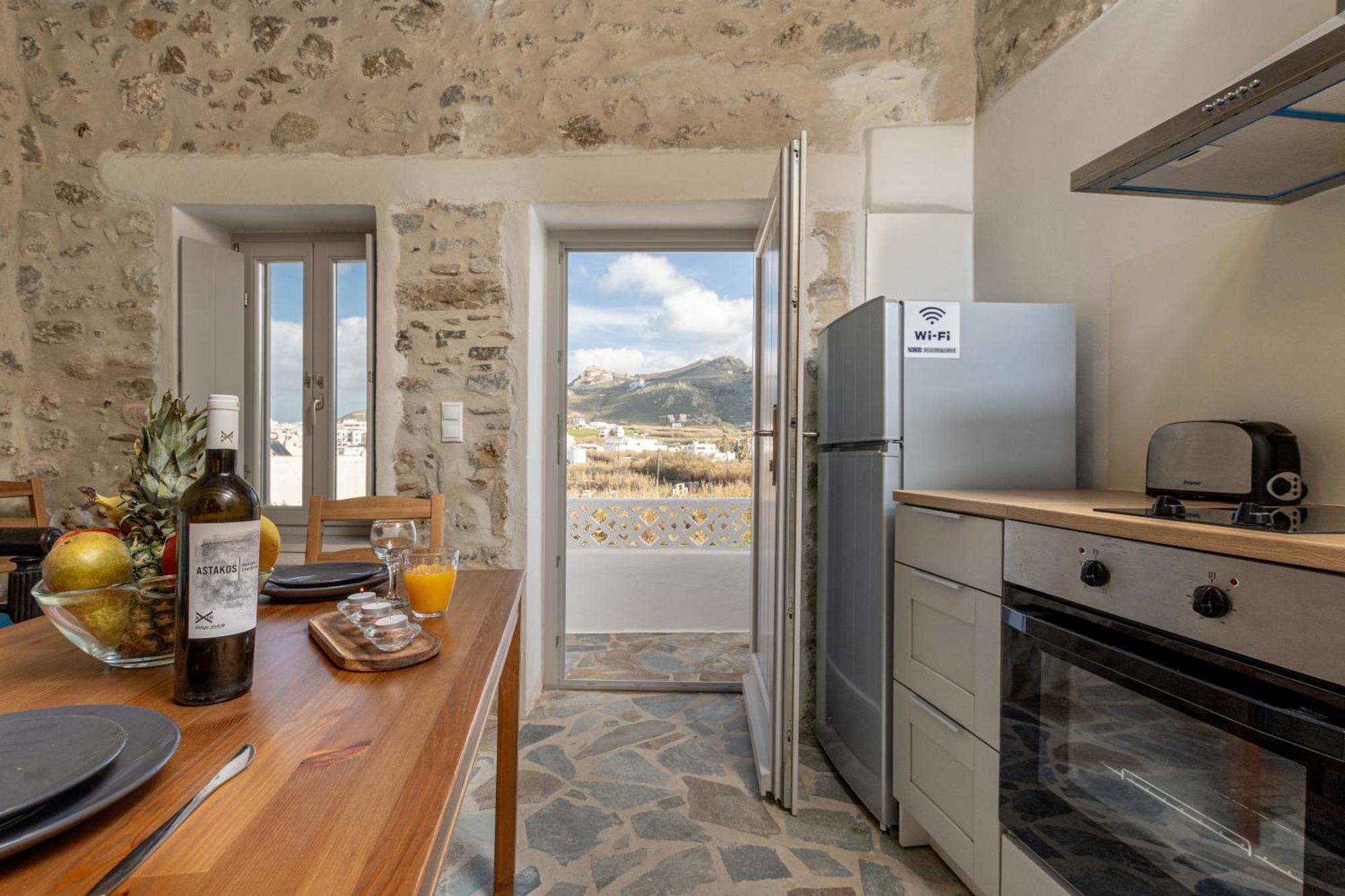 The White Stone House Apartment Naxos City Bagian luar foto